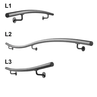 Gebogen Trapleuningset Rond