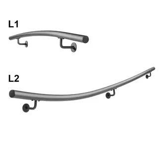 Gebogen Trapleuningset Rond