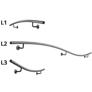 Gebogen Trapleuningset Rond