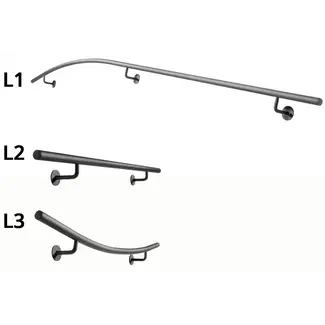 Gebogen Trapleuningset Rond