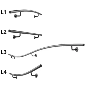 Gebogen Trapleuningset Rond