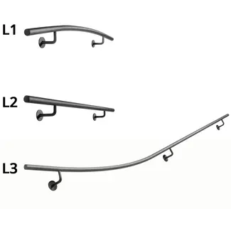 Gebogen Trapleuningset Rond