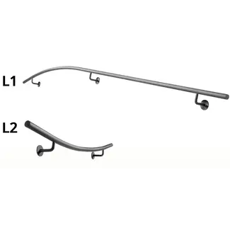 Gebogen Trapleuningset Rond