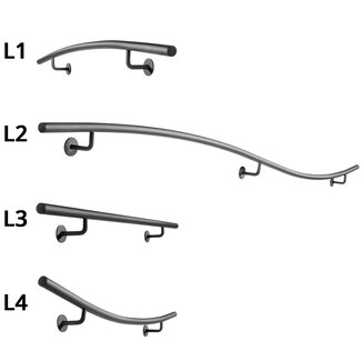 Gebogen Trapleuningset Rond