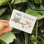 Postcards - Colourful Owl Hooray