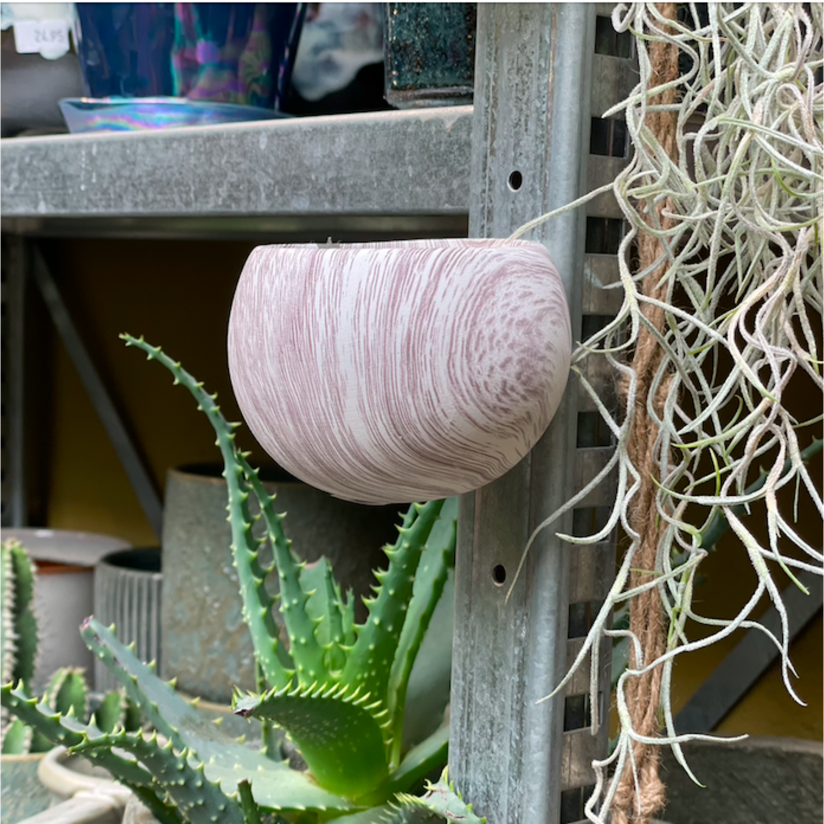 Potje magnetisch houtlook