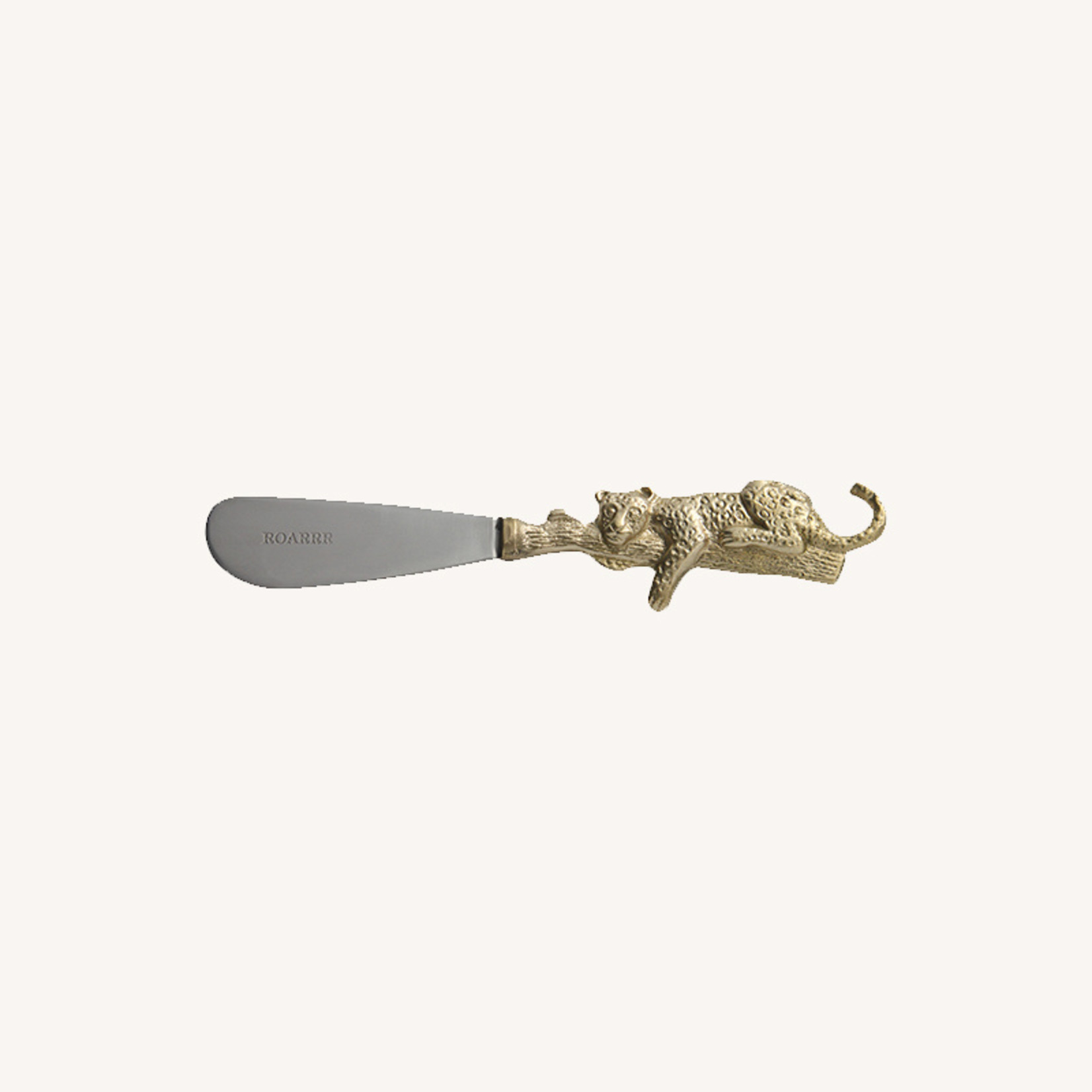Doing Goods Botermesje - Jenna luipaard goud