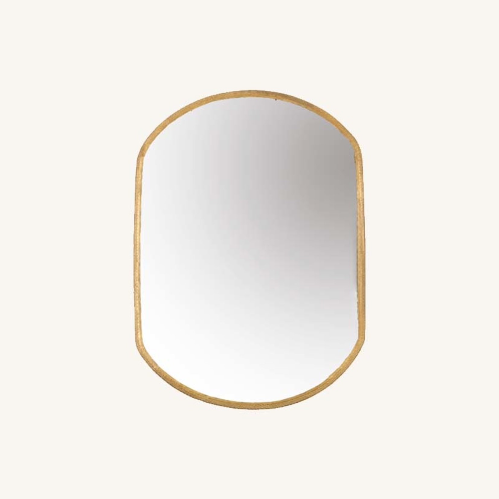 Spiegel - groot met gouden rand