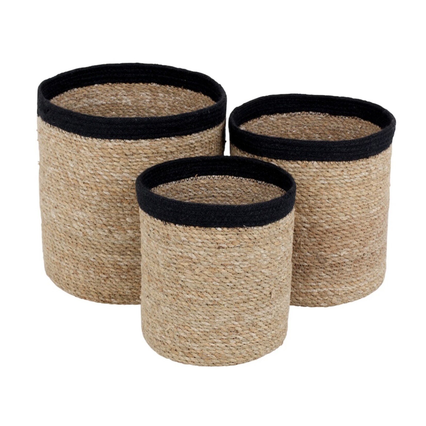 Rotan manden zwarte - rand - small