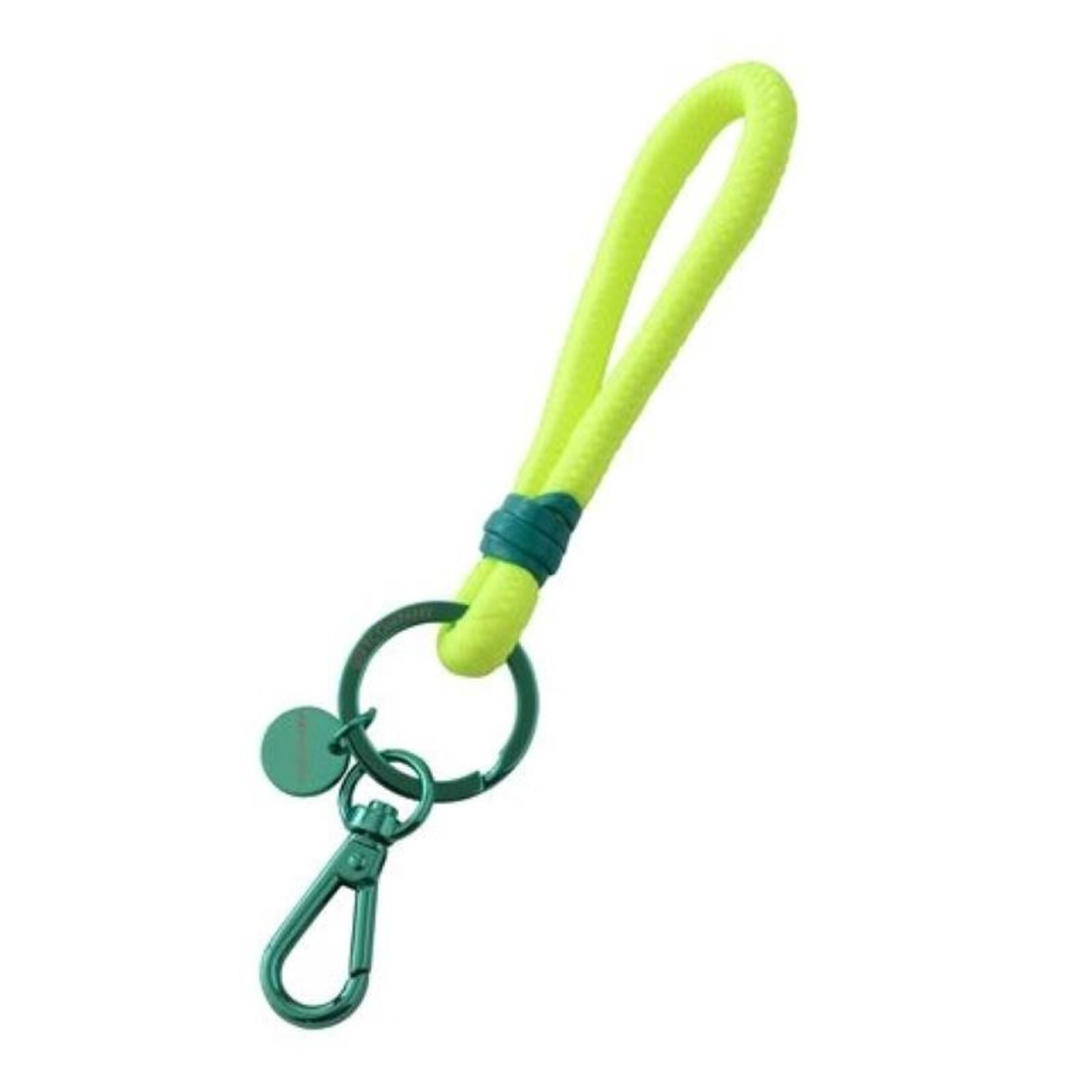 Sleutelhanger - neon geel