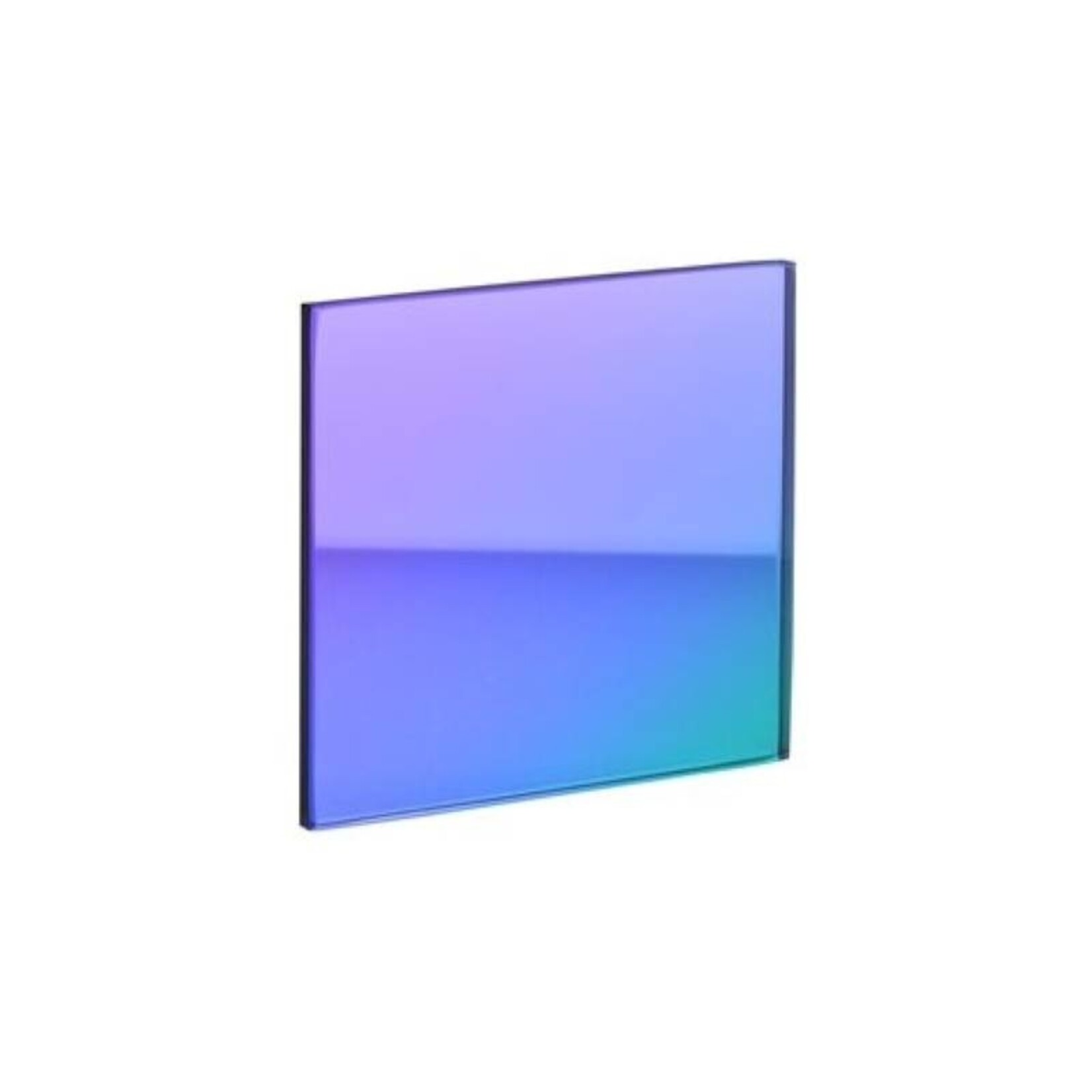 Glazen onderzetter - blauw/paars