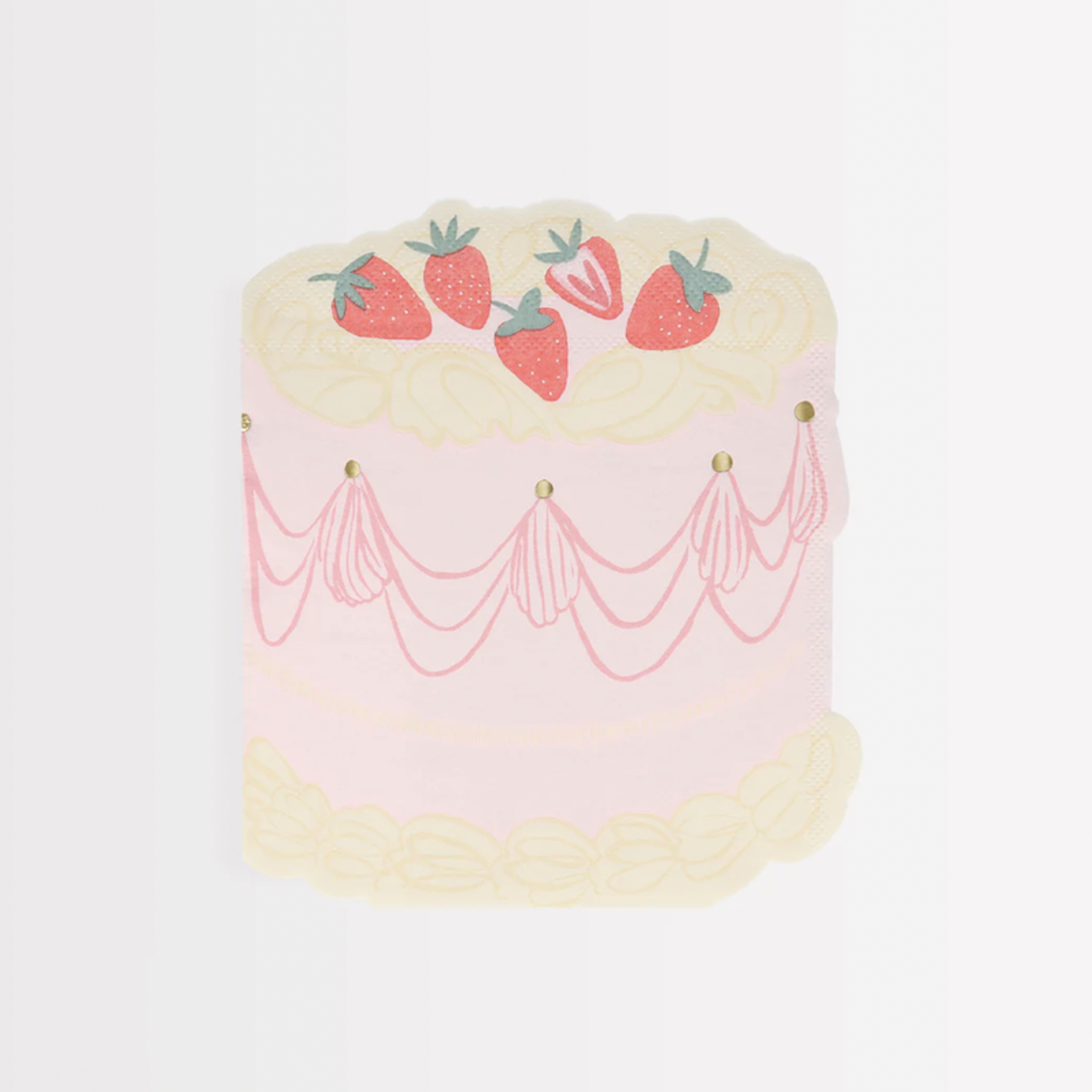 Servetten - roze taart