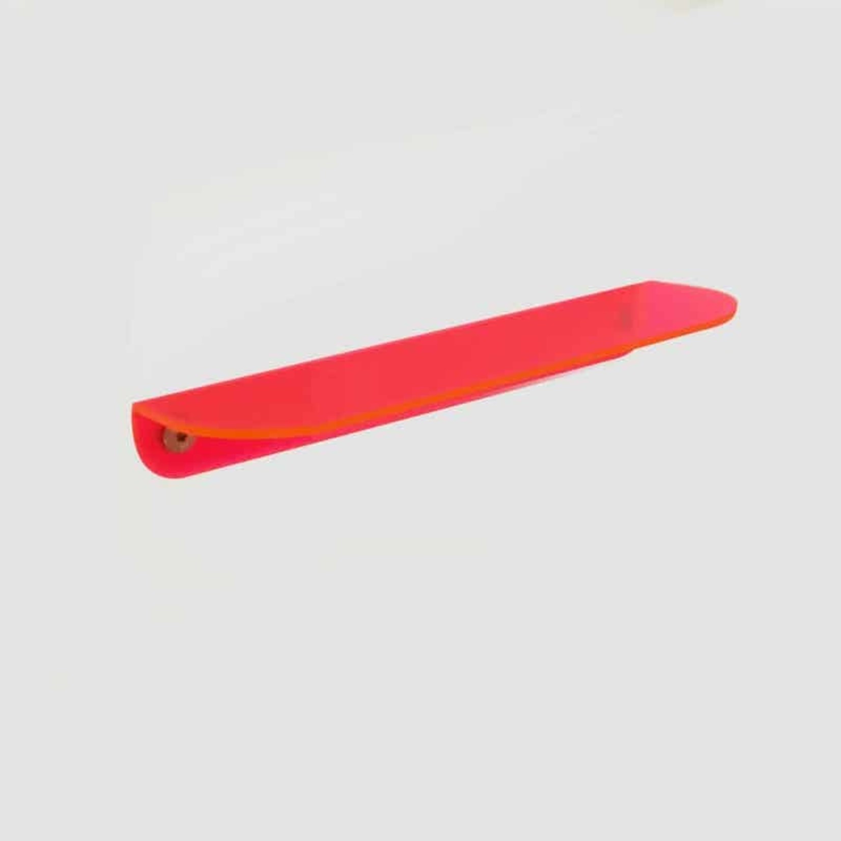 Harm&Elke wandplank - neon rood small