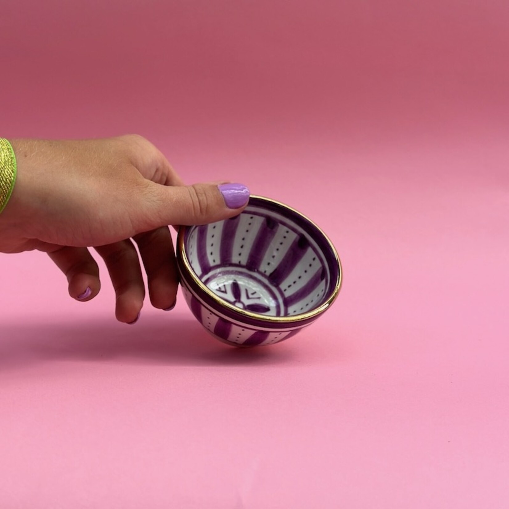 Chabi Chic Chabi Chic - tapas schaaltje, lila/goud