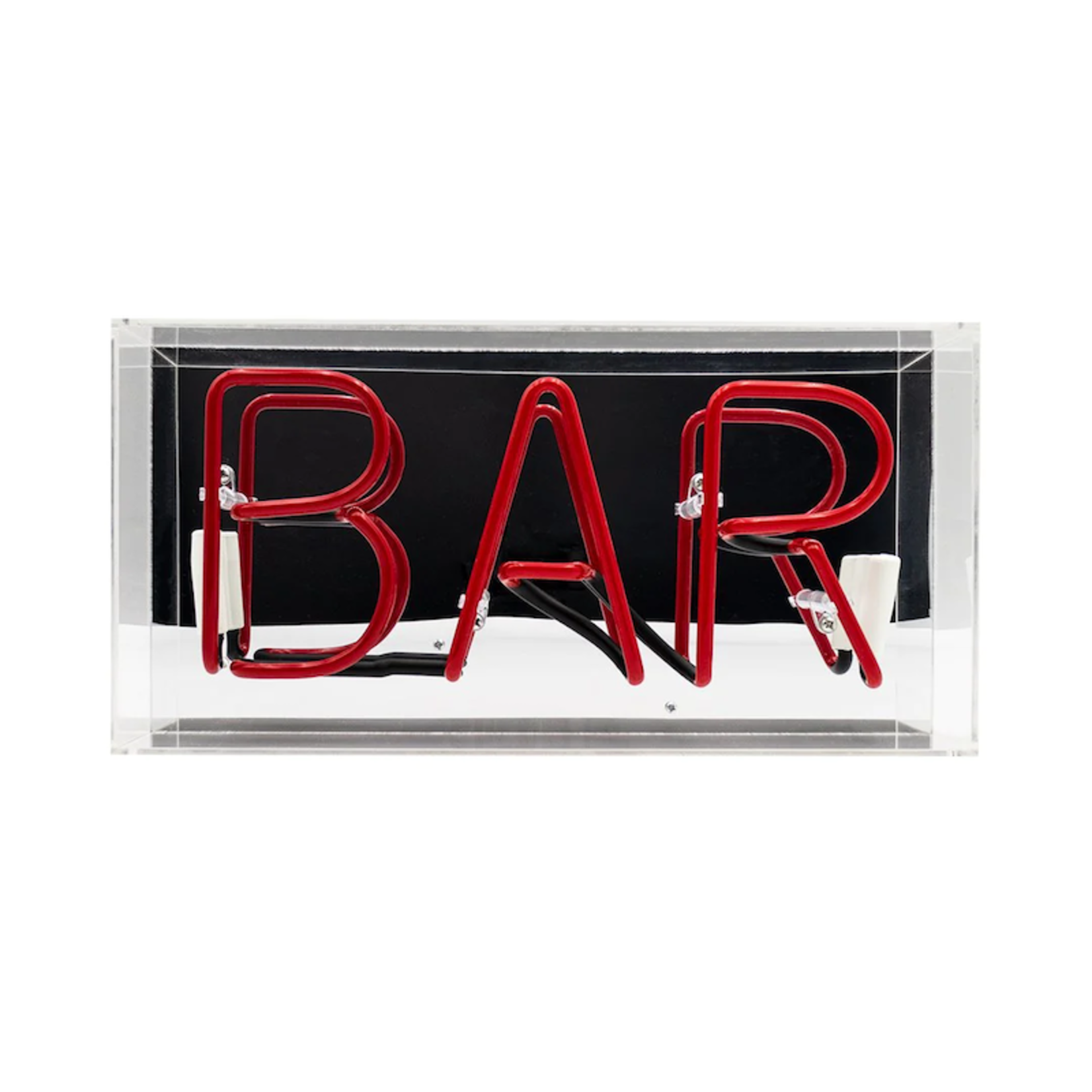 Neon box Bar - rood