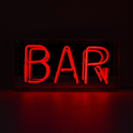 Neon box Bar - rood