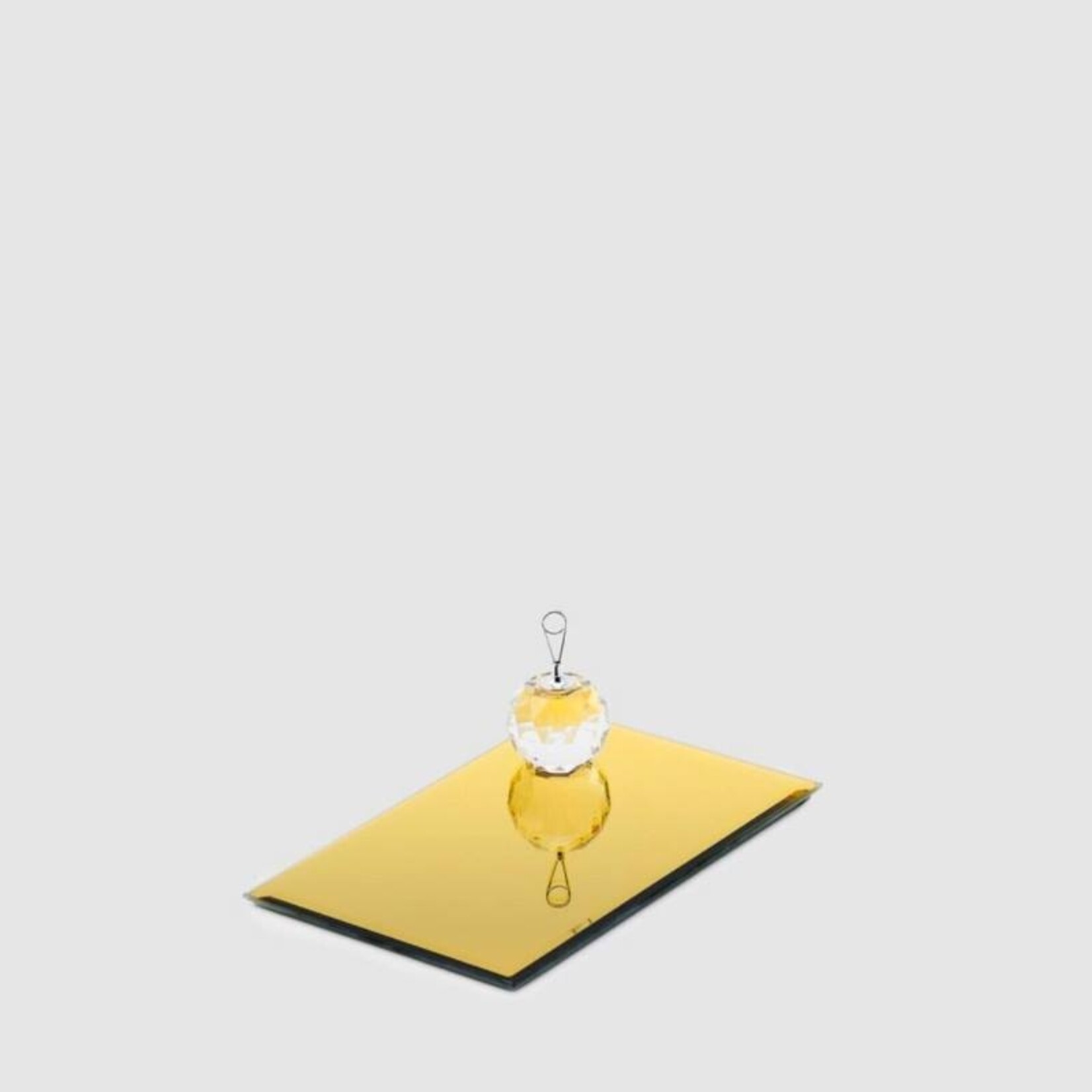 Dienblad goud spiegelglas - vierkant S