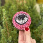 Juwelendoosje oog - roze