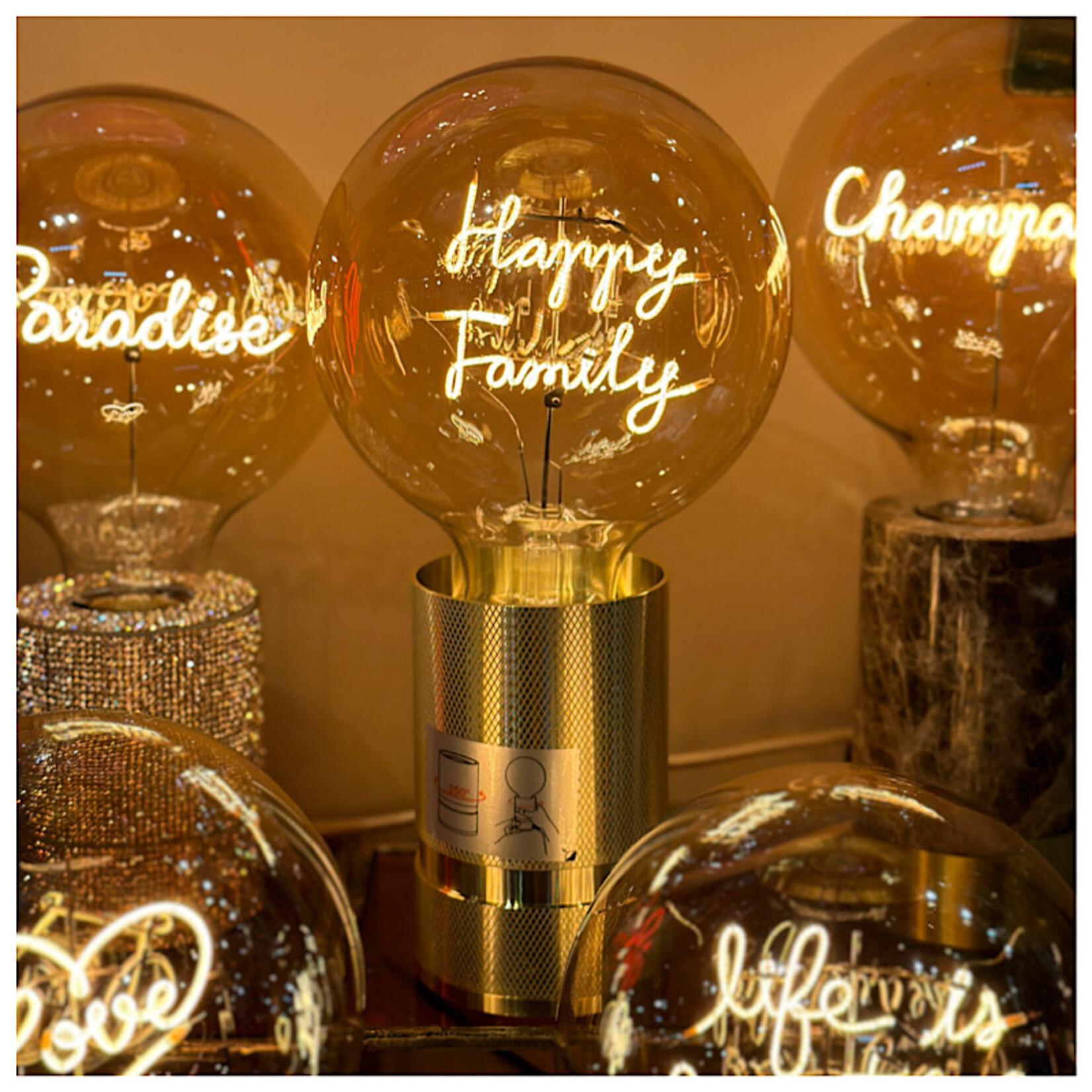 Fitting met tekst - Happy Family