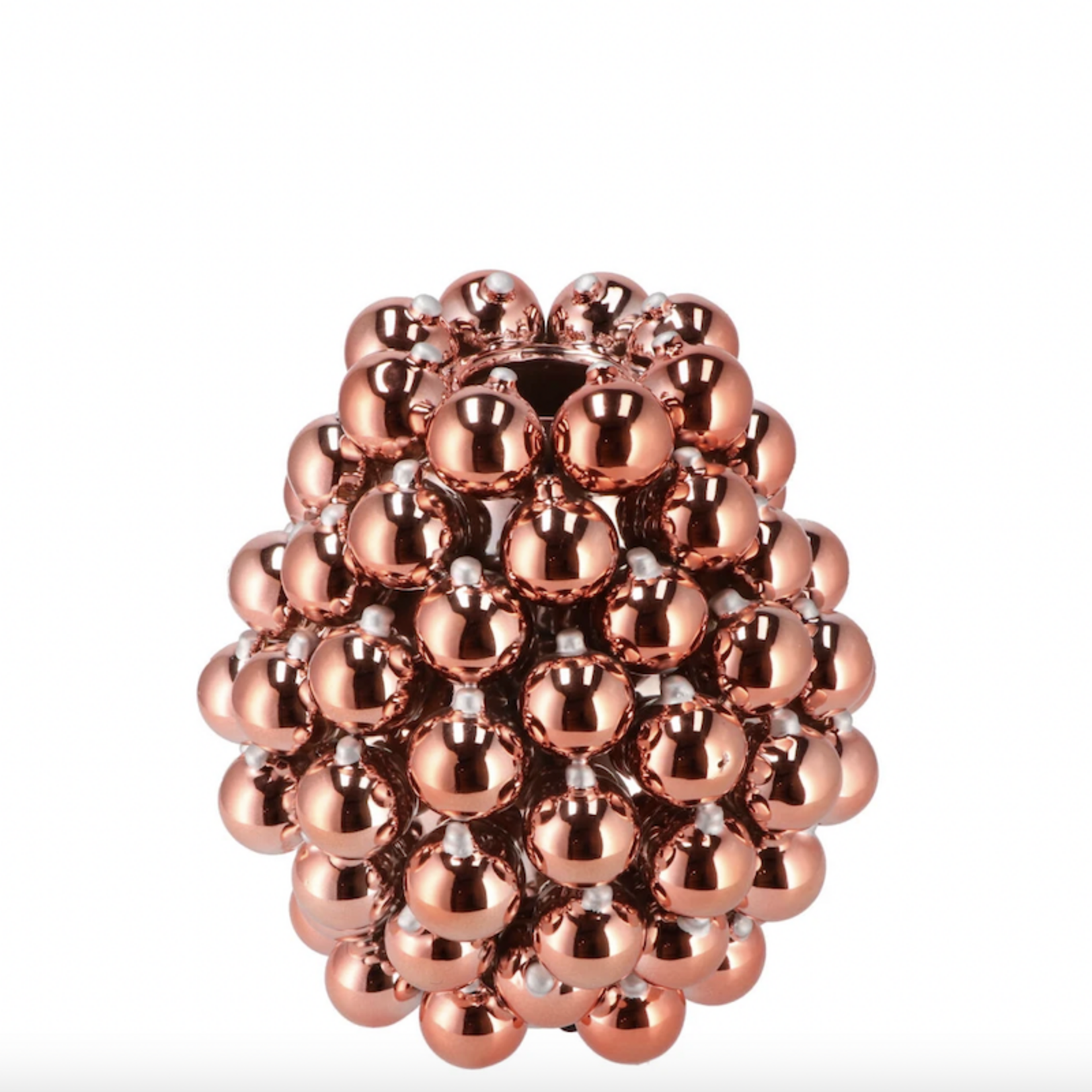 Kerstballen vaas - nude