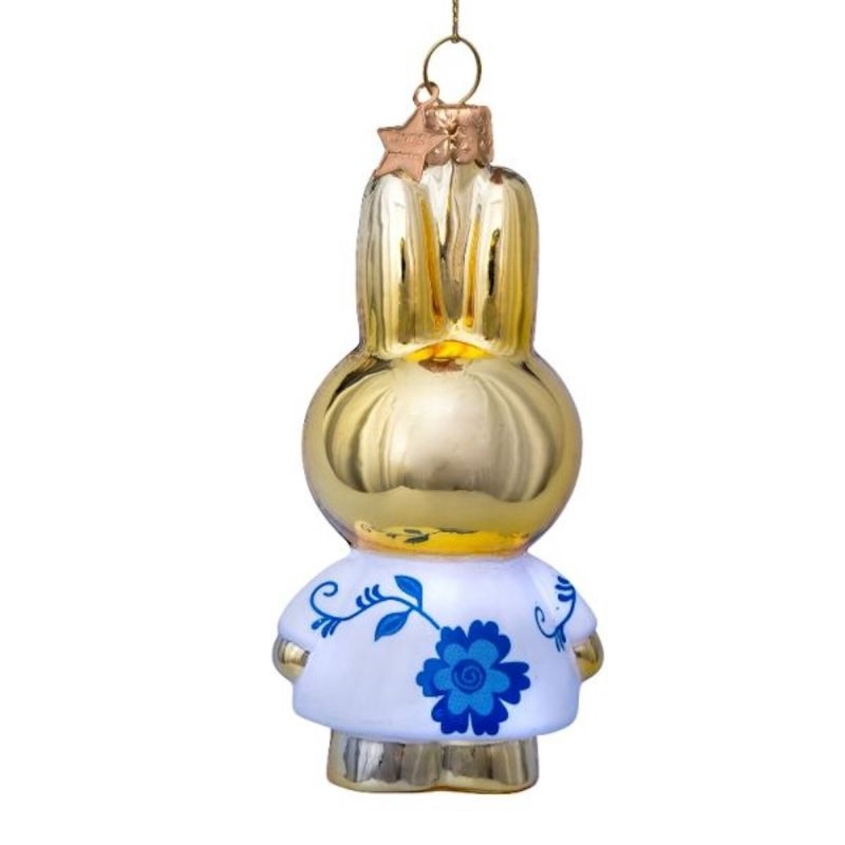 Vondels Ornament - miffy - delftsblauw