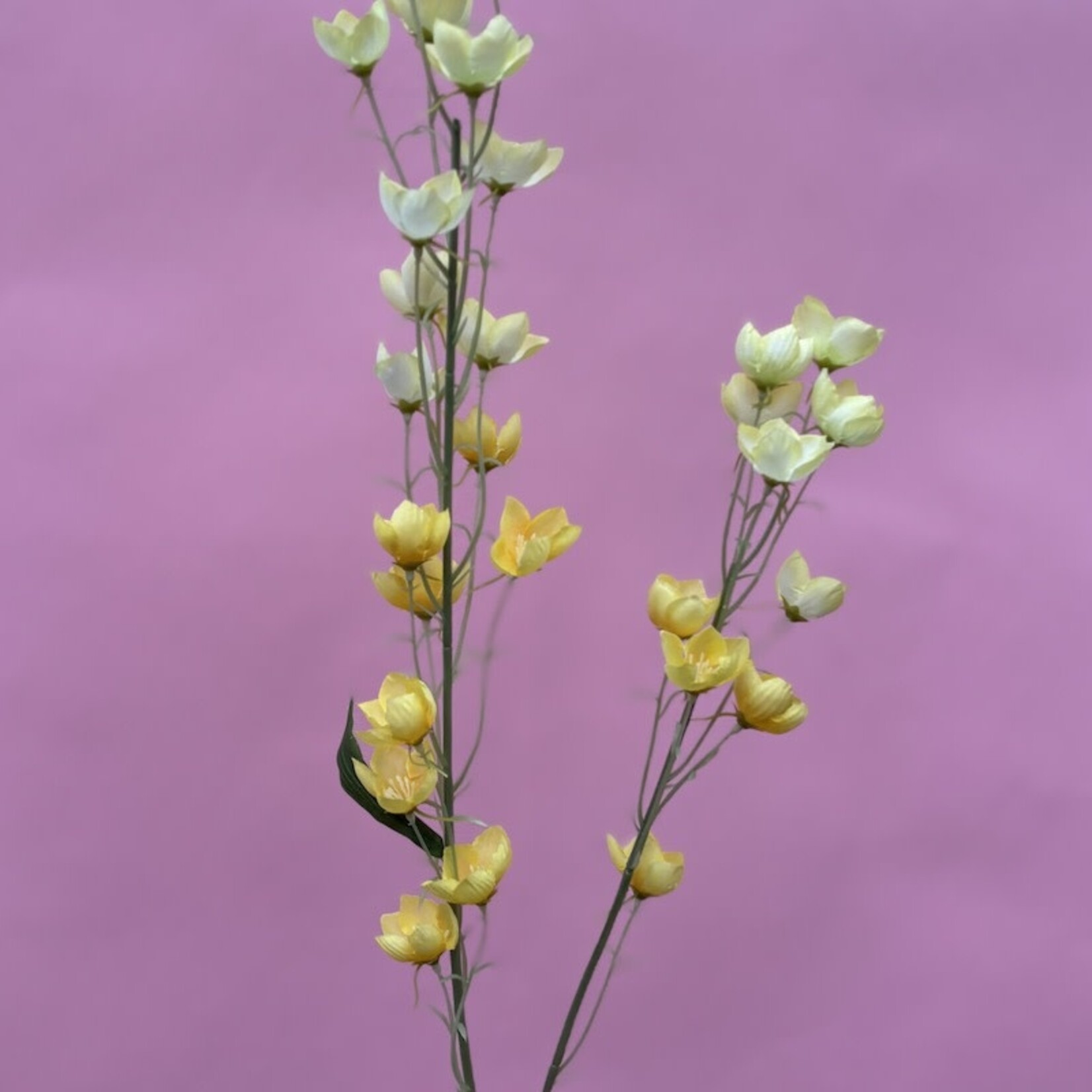 Zijden bloem - Buttercup geel