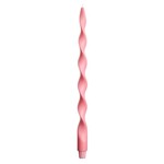 Spiraal kaars - large - roze