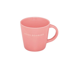 Cappuccino mug - Good morning - peach