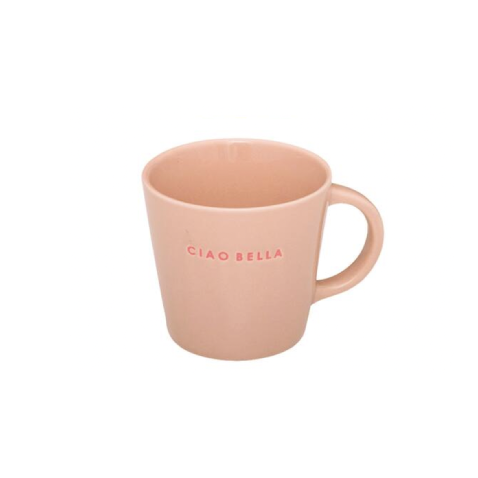 Cappuccino mug - Ciao Bella - beige