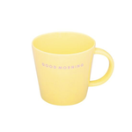 Tea cup - Good morning - geel