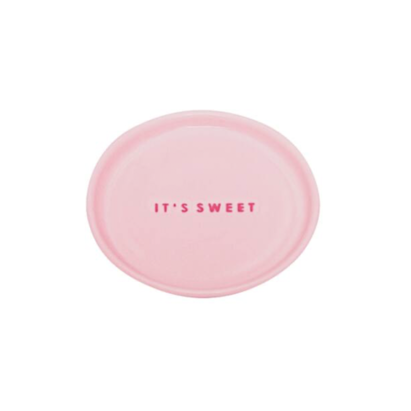 Vondels Plate - It's Sweet - soft pink