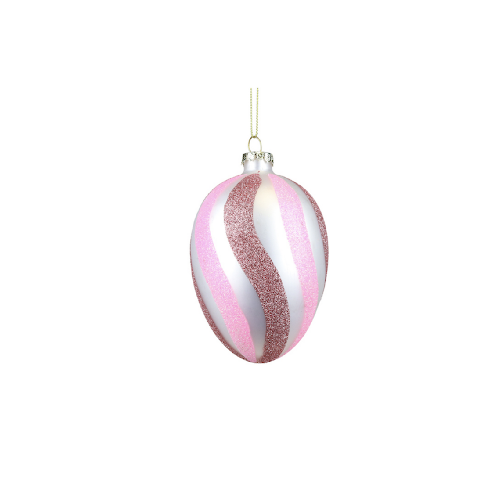 Paas ornament - swirl - paars/roze