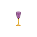 Anna+Nina - Multicoloured Wine Glass - paars