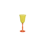 Anna+Nina Anna+Nina - Multicoloured Wine Glass - groen