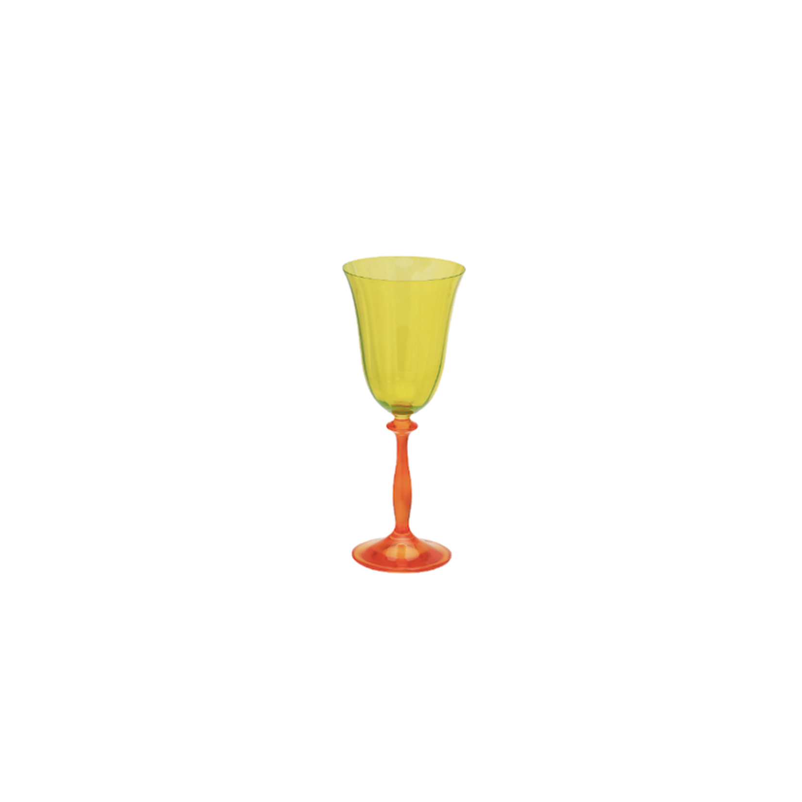 Anna+Nina Anna+Nina - Multicoloured Wine Glass - groen