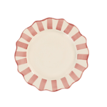 Anna+Nina - Pink Scalloped Dinner Plate