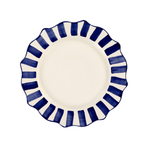 Anna+Nina - Blue Scalloped Dinner Plate