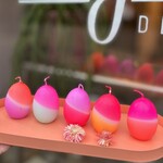 Paasei kaarsen - neon