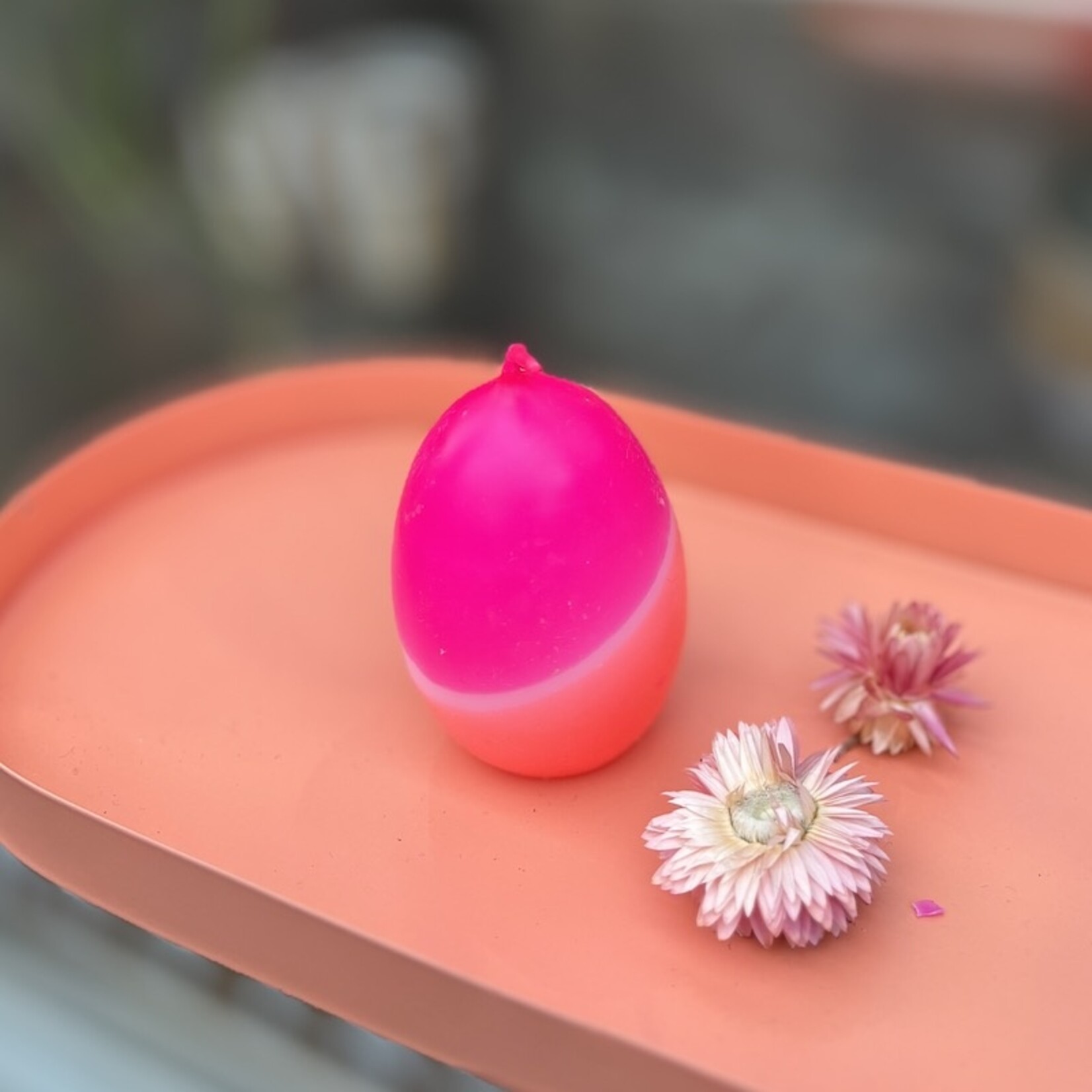 Paasei kaarsen - neon