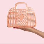 Retro Basket Small - Peach