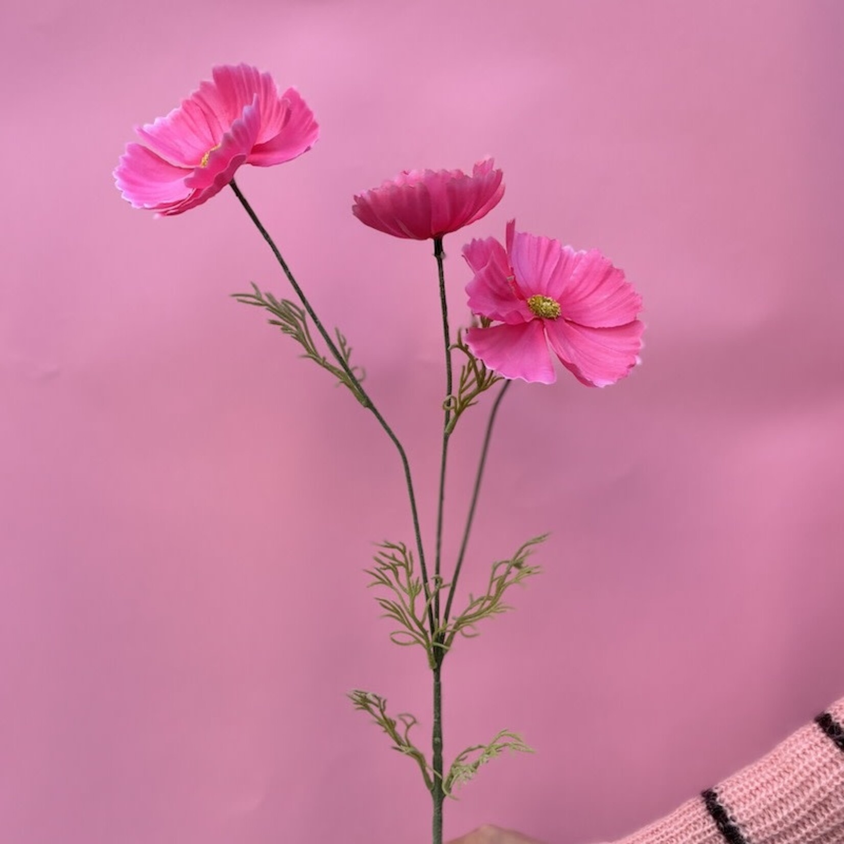 Zijden bloem - Cosmos roze