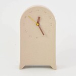 Harm&Elke Desk clock - brown/yellow