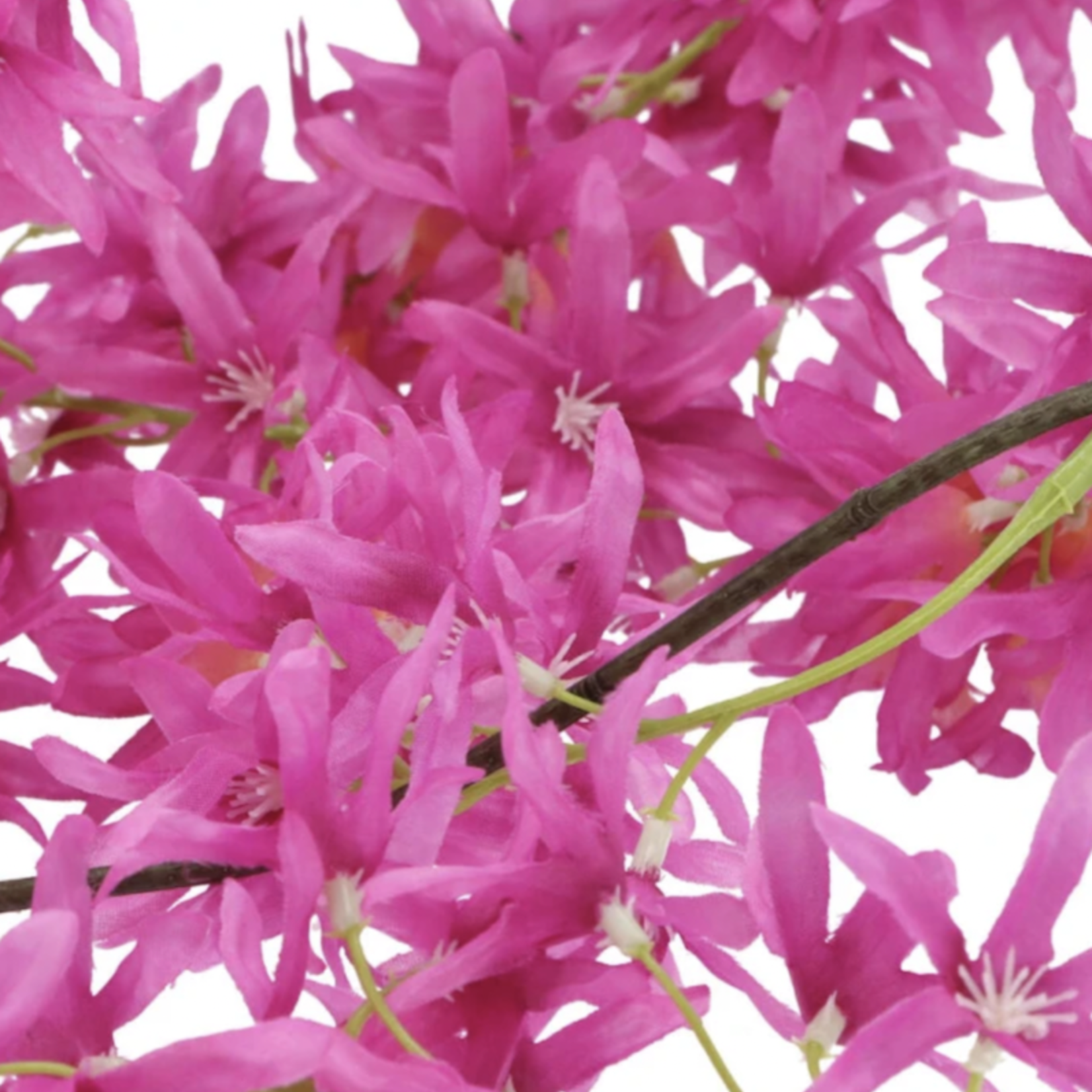Zijden bloem - Wisteria donker roze