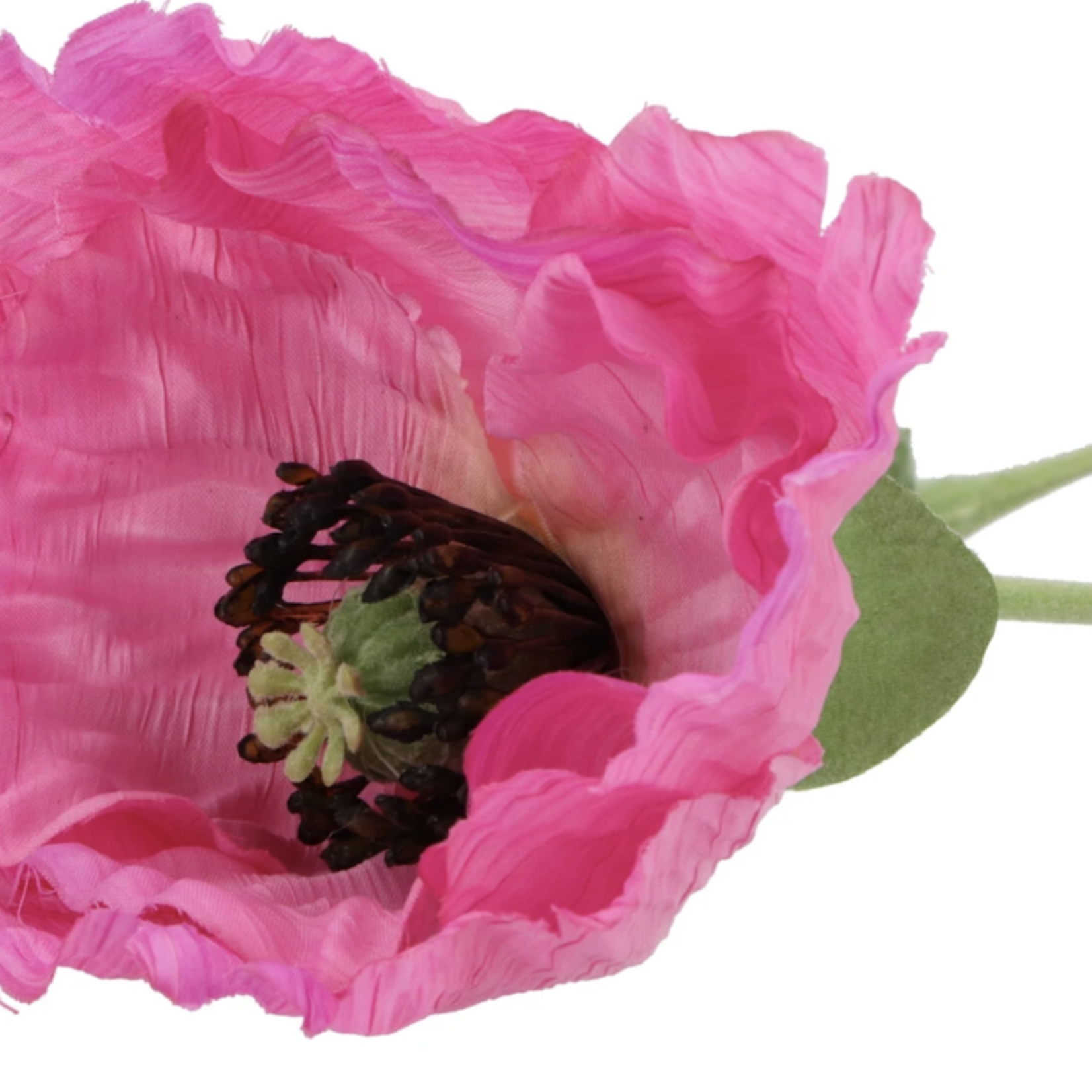 Zijden bloem - Poppy roze