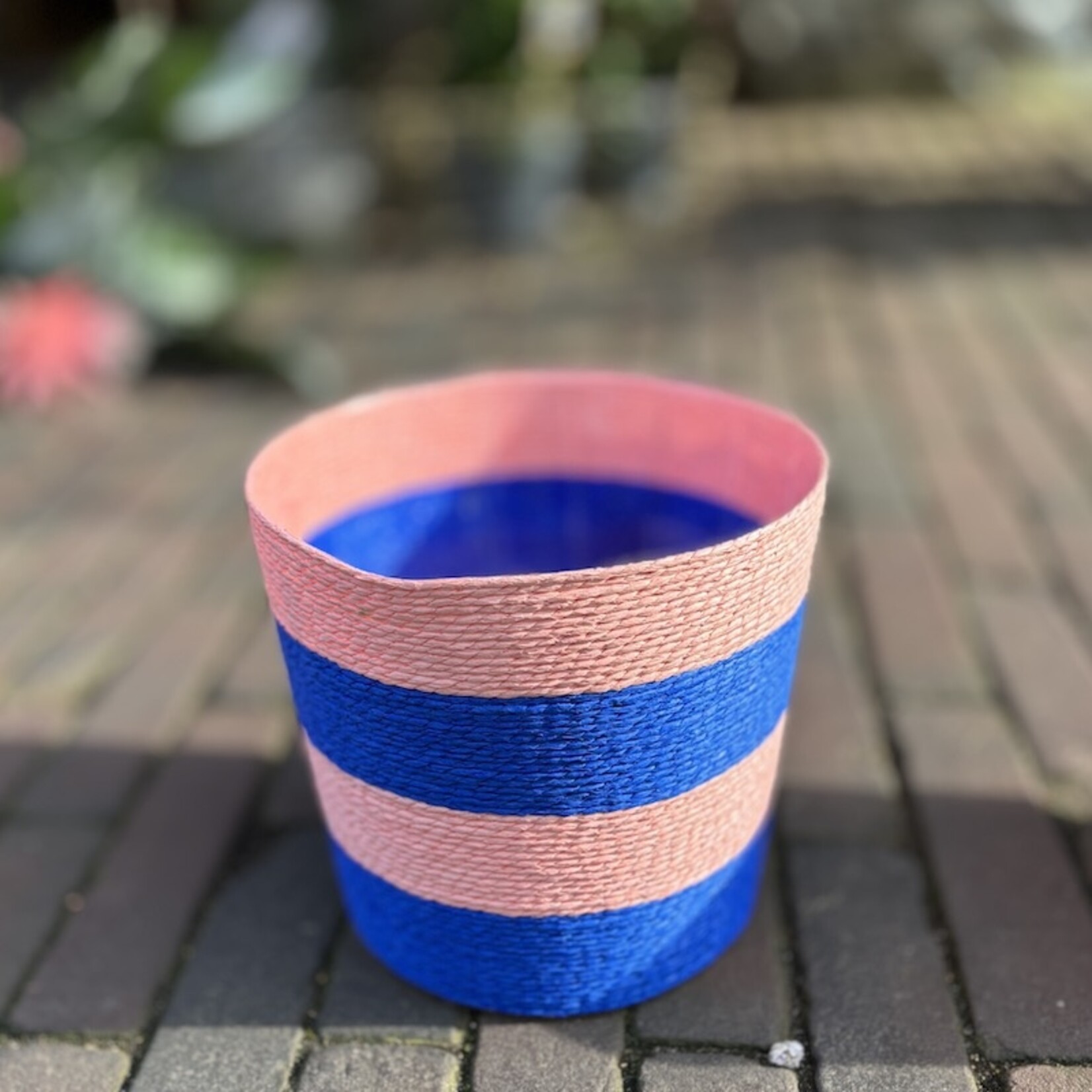 Gekleurde manden - cobalt blauw/roze