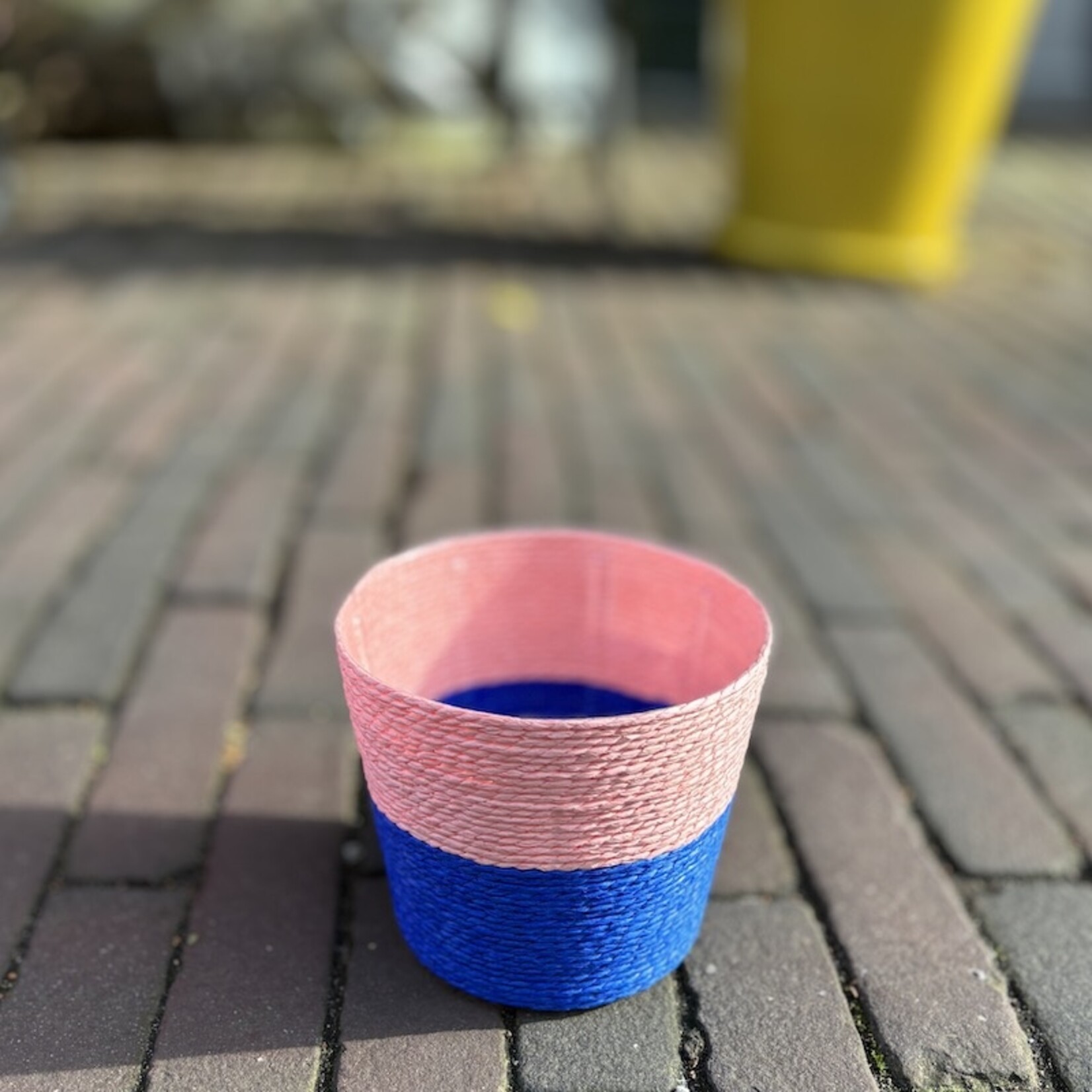 Gekleurde manden - cobalt blauw/roze duo