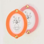 Harm&Elke lijst oval - neon - small