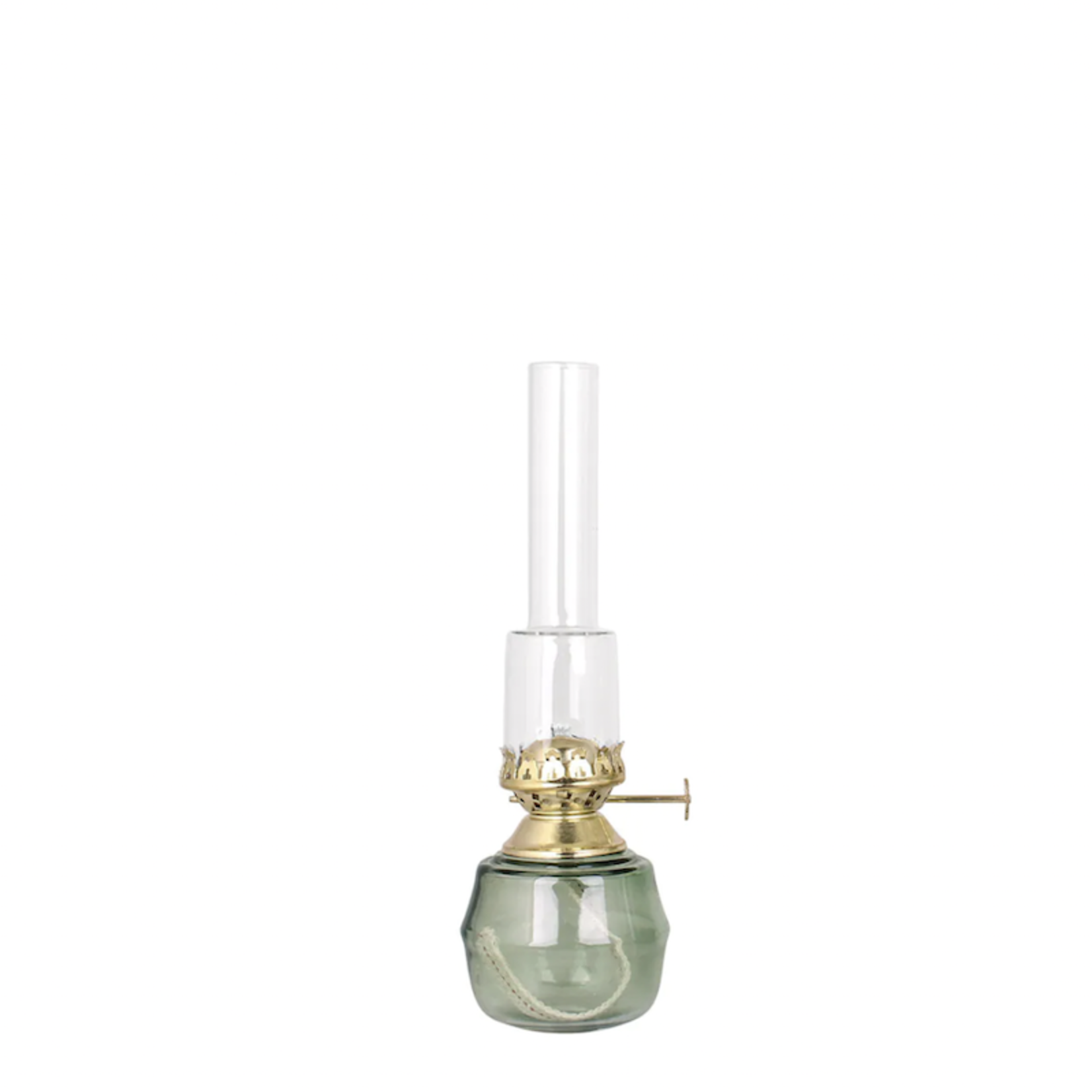 Kerosene Lamp - Majken Green Brass  - Small