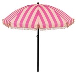 Gestreepte parasol - roze