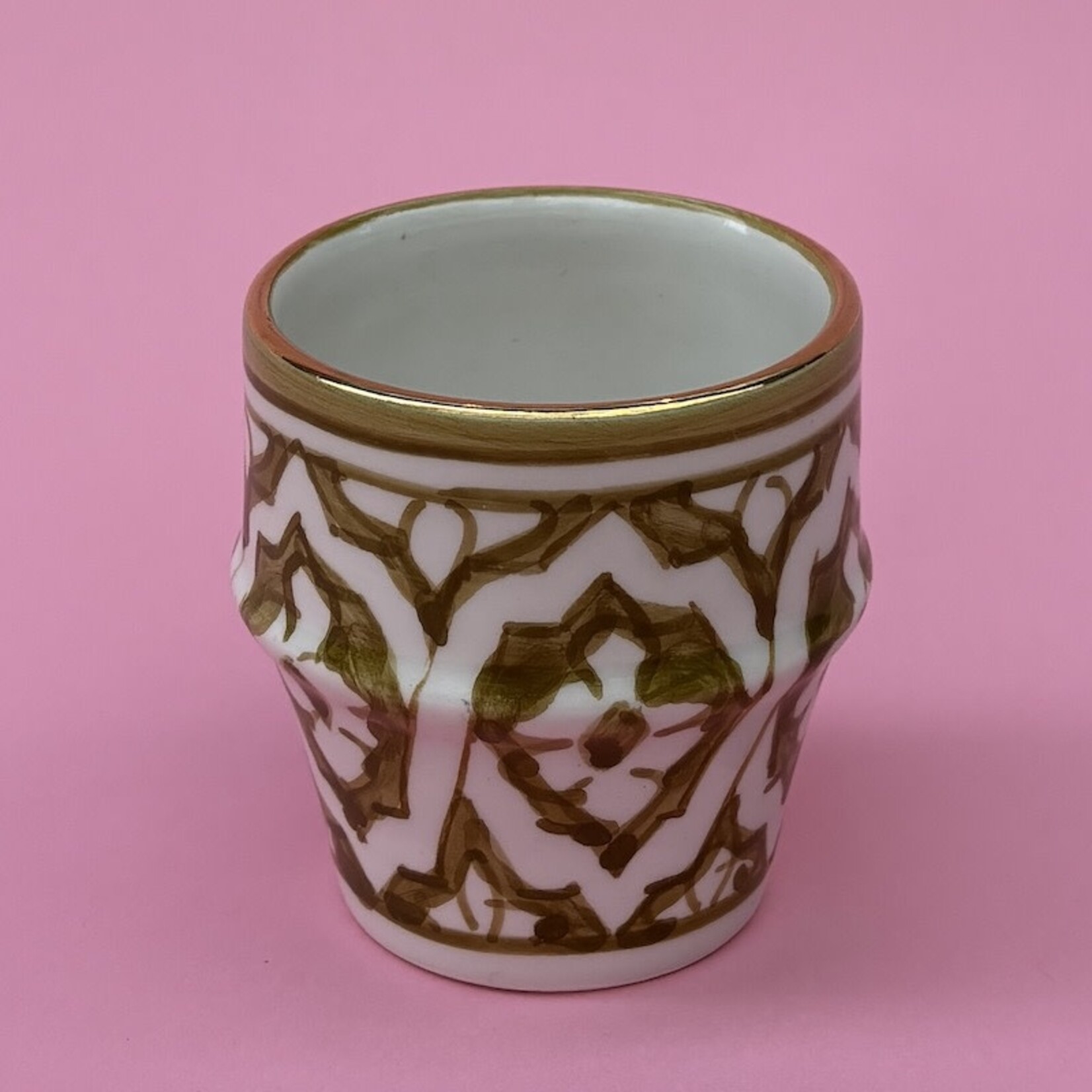 Chabi Chic Chabi Chic - mokje - kaki bloemen XS